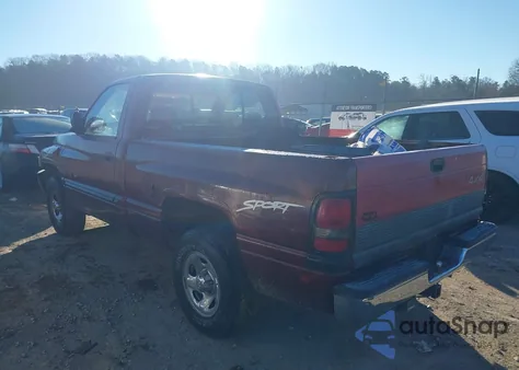 2000 Dodge Ram 1500 St from USA, damaged, VIN 1B7HC16Z7YS644696